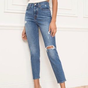 NWT Levi’s Wedgie Straight High Waisted Jeans 25